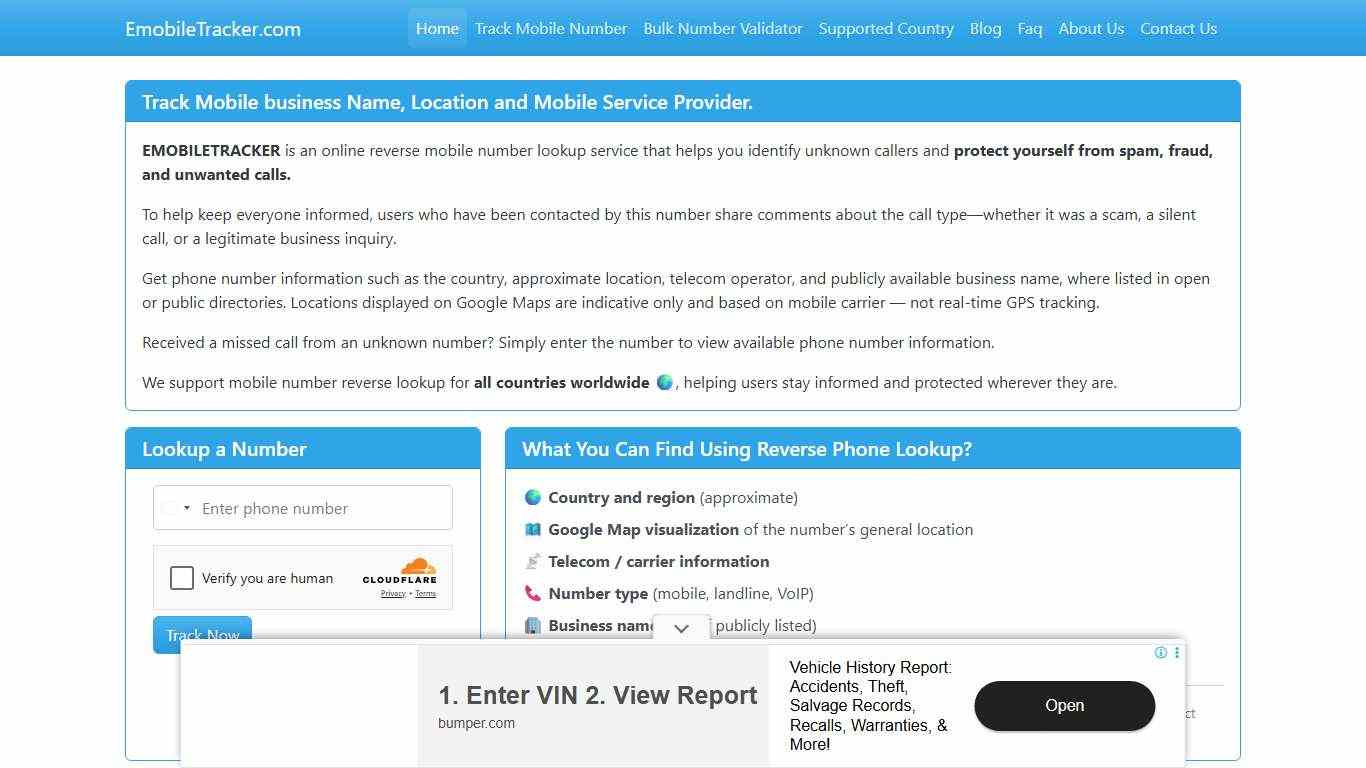 Mobile Number Tracker Find Owner Name and Location on Google Map.